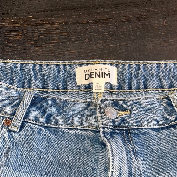 Dynamite Denim Maxi Skirt in Medium Light Indigo/Blue Monday - Picture 7 of 9